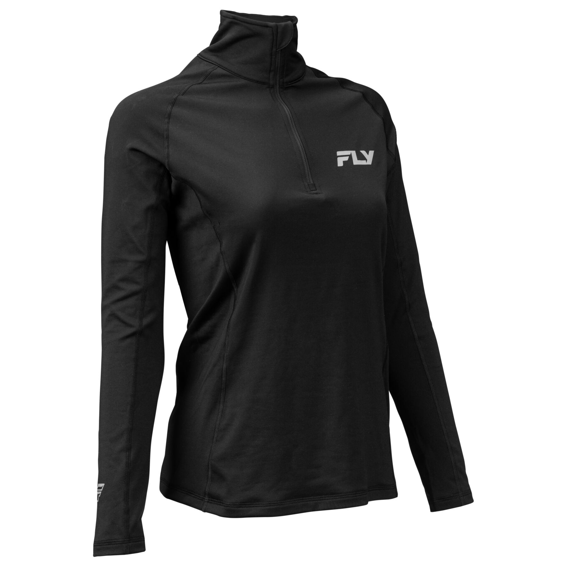 Fly Racing Heavyweight 3/4 Zip Base Layer Women's Top