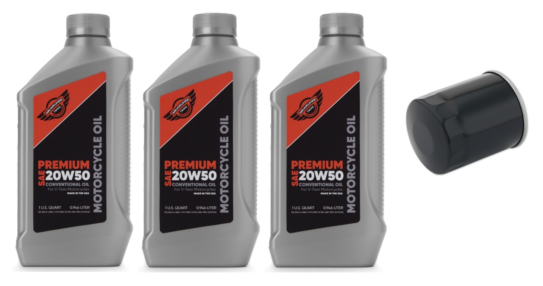 Milwaukee Twins Engine Only Oil Change Kit For Harley Sportster 1986-2022