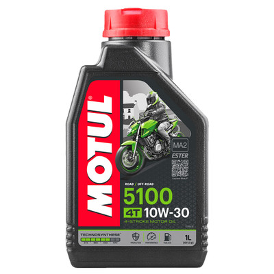 Motul 5100 10W30 Synthetic Blend 4T Motorcycle Oil