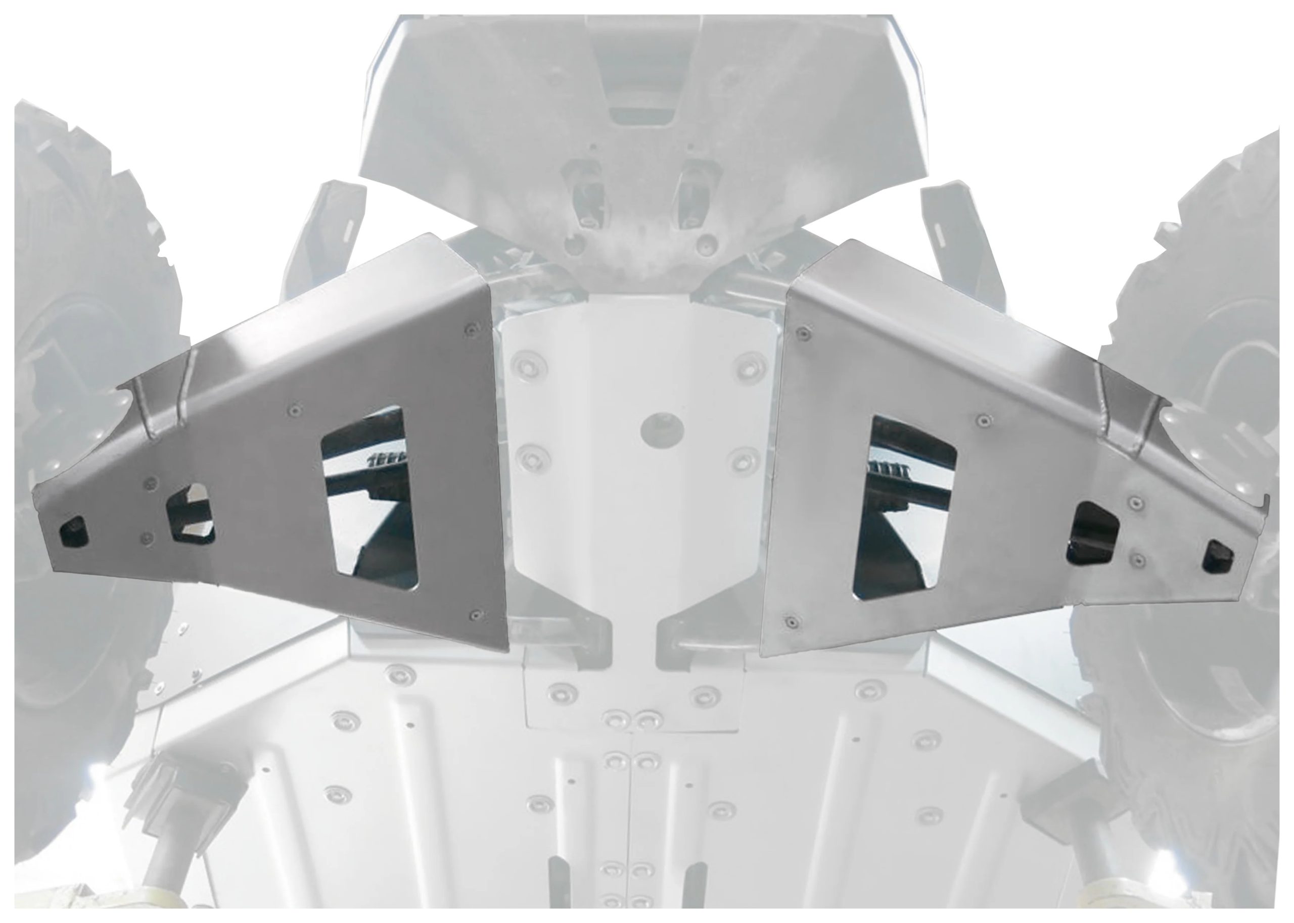 Rival Powersports Alloy Front A Arm Guards Can-Am Maverick X3 64 Inch 2017-2026
