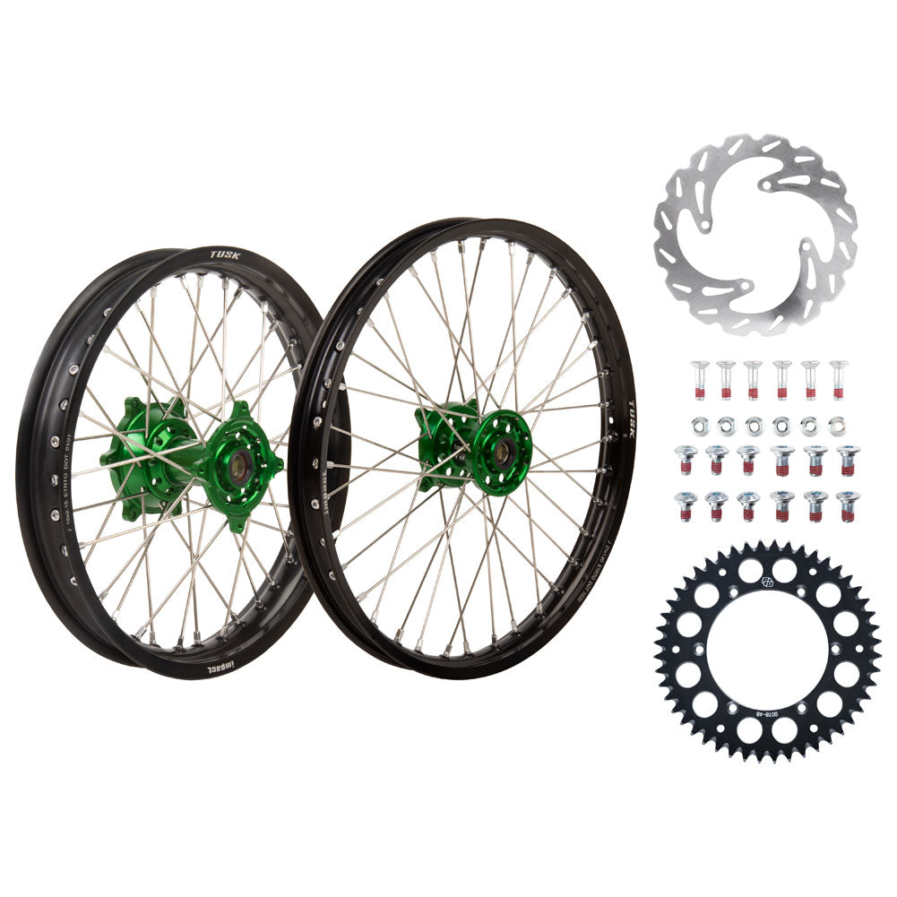 Tusk Impact Complete Front/Rear Wheel Package Kawasaki KX250F 2004–201