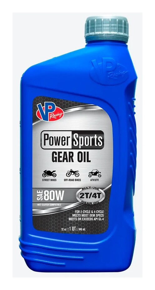 VP Racing Powersports SAE 80W Gear Oil