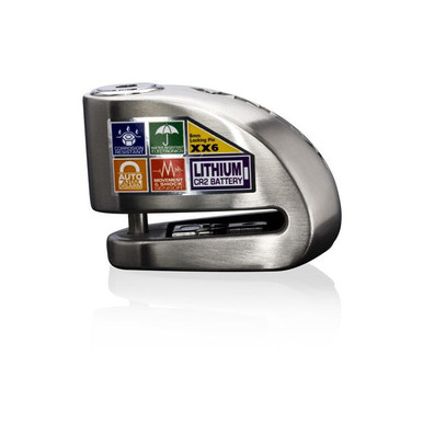 Xena Xx6 Alarm Disc Lock 3.3" X 2.3" (Stainless Steel) - XX6-SS