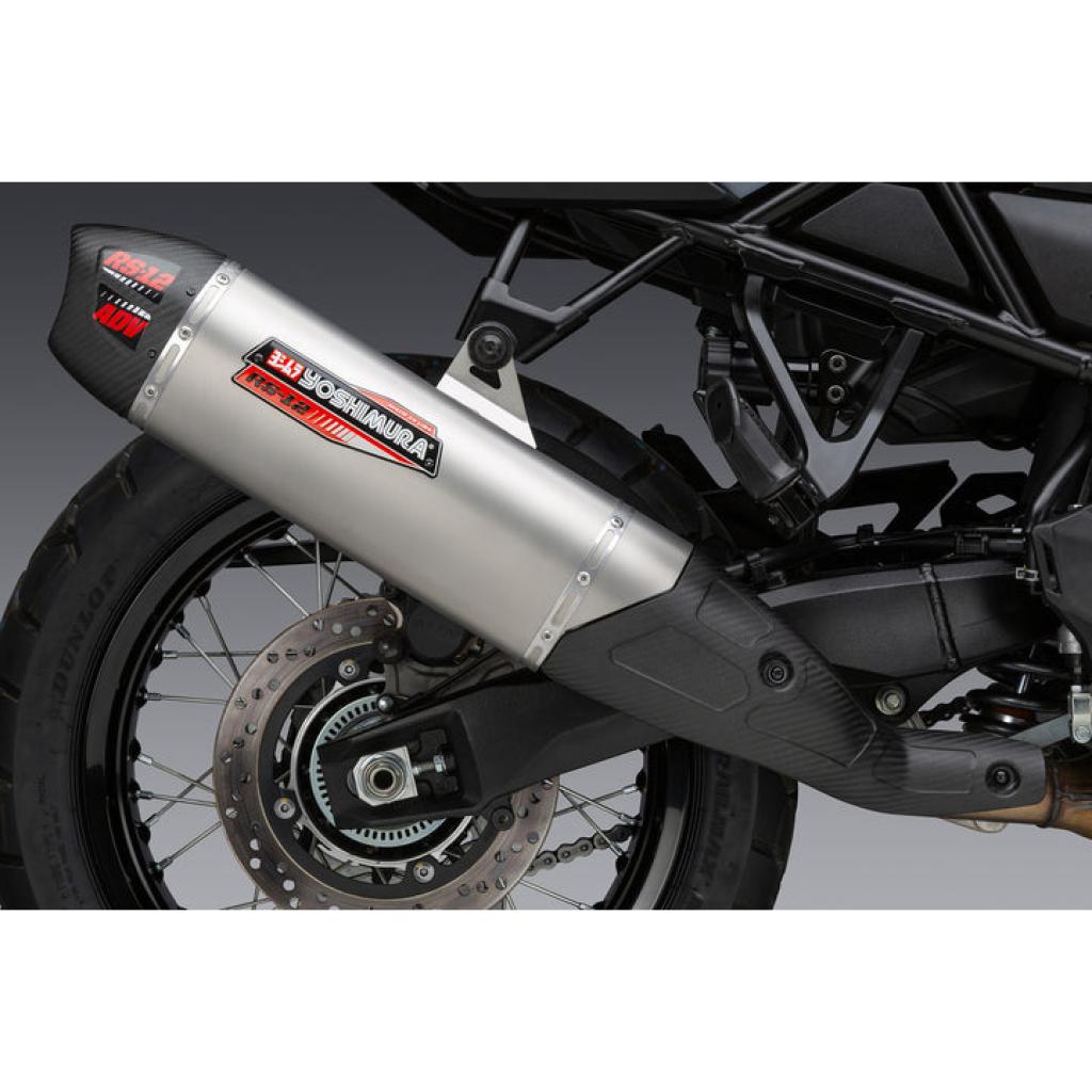 Yoshimura RS-12 Slip-On Stainless Muffler 2023 Suzuki V-Strom 800 | 11710BS520